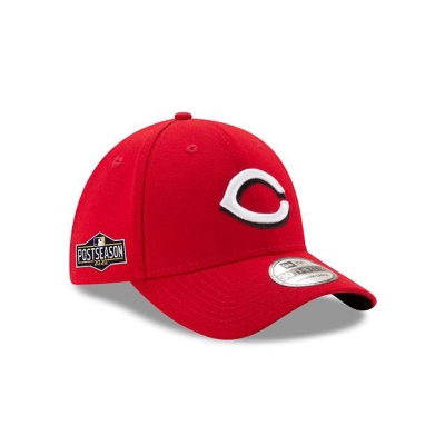 Sapca New Era Cincinnati Reds MLB Postseason Side Patch 39THIRTY Stretch Fit - Rosii